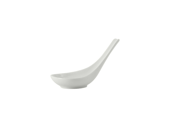 Tuxton Tasting Spoon Oval ⅝ oz Porcelain White