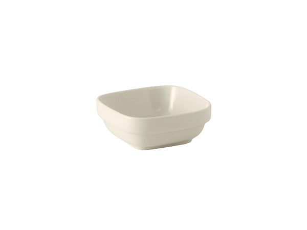 Tuxton Square Side Dish 3 ½" x 3 ½" x 1 ⅜" Healthcare Eggshell_0