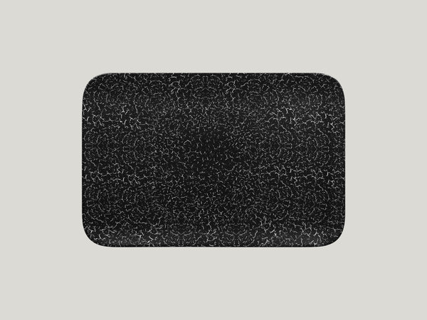 RECTANGULAR PLATE , 13"L, 8.65"W, BLACK_0