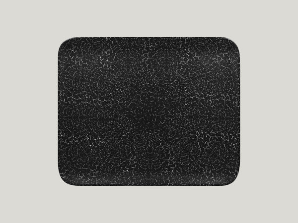 RECTANGULAR PLATE , 13"L, 10.65"W, BLACK_0