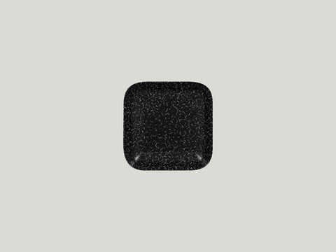 SQUARE DISH, 5.9"L, 5.9"W, BLACK_1