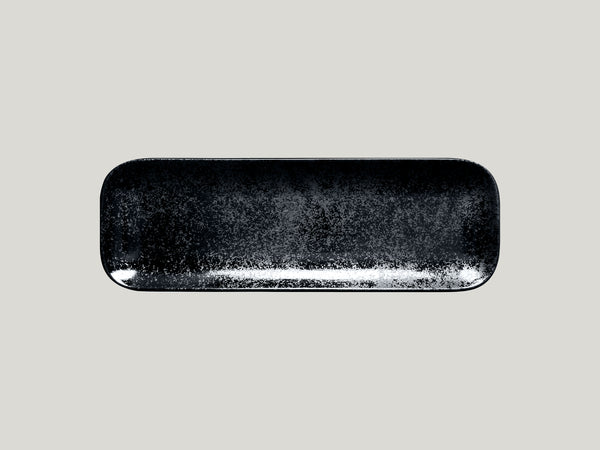 RECTANGULAR PLATE, 13"L, 4.35"W, BLACK_0