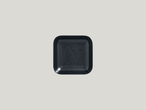 SQUARE DISH, 5.9"L, 5.9"W, BLACK_1