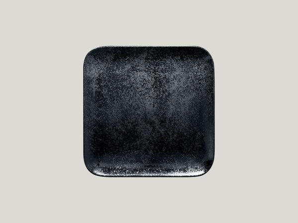 SQUARE PLATE, 8.65"L, 8.65"W, BLACK_0