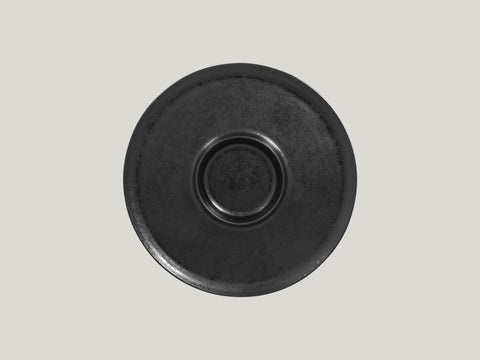 ROUND PLATE WITH HOLLOW CENTRAL SECTION - CHILL, 10.25"D, BLACK_1