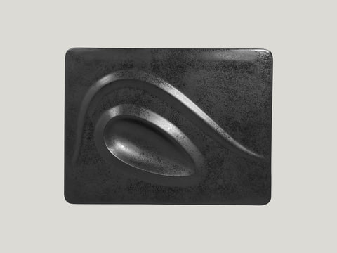 RECTANGULAR PLATE, 1 ZONE - CREATE, 12.6"L, 9.45"W, IVORIS_2