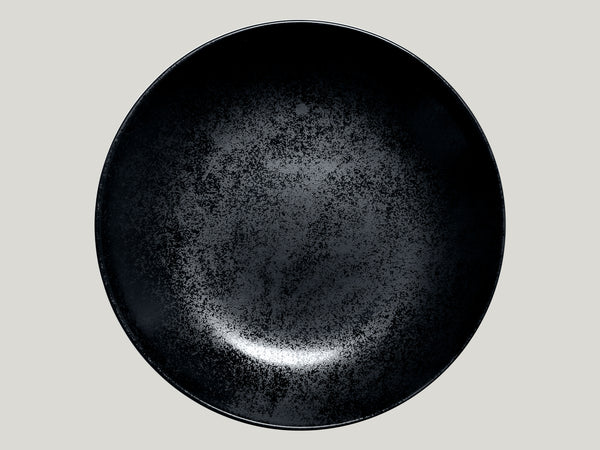 DEEP COUPE PLATE, 11"D, 42.25 OZ, BLACK_0