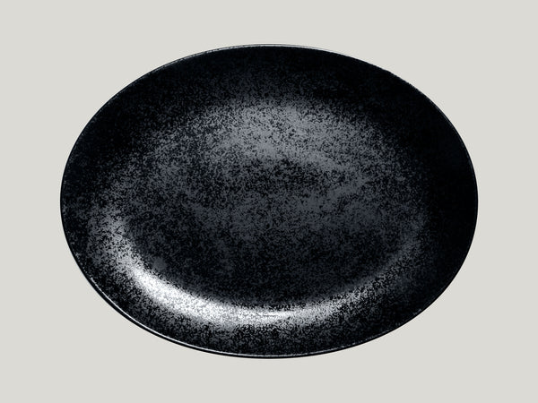 OVAL PLATTER, 12.6"L, BLACK_0