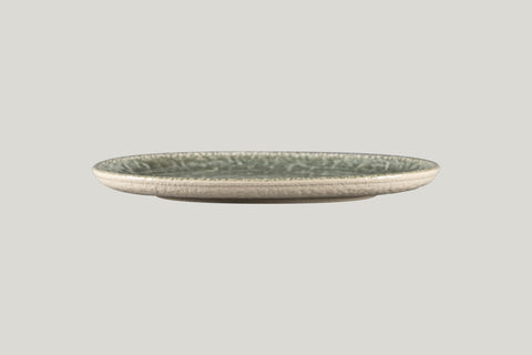 OVAL COUPE PLATTER, 11"L, 8.05"W, SAGE_1