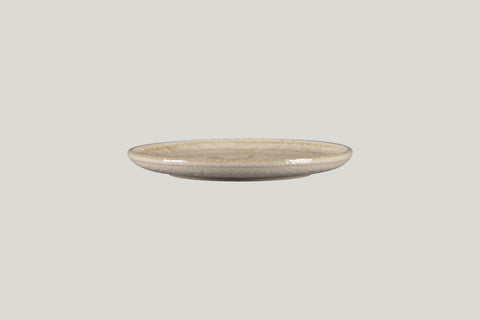 ROUND FLAT COUPE PLATE, 8.25"D, VANILLA_1