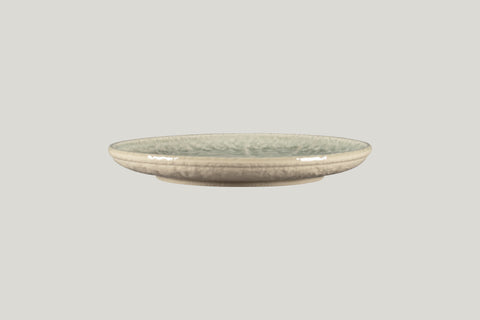 ROUND FLAT COUPE PLATE, 9.45"D, CELADON_1