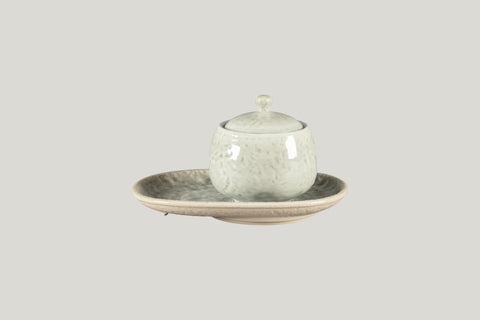 SUGAR BOWL & LID, 8.45 OZ, CELADON_1