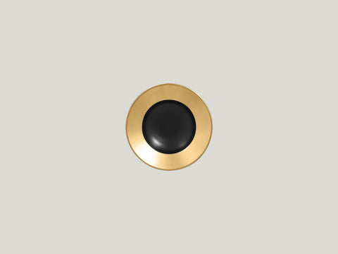 ROUND STAND - CHILL, 4.9"D, BLACK/GOLD_3