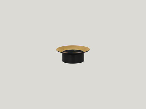 ROUND STAND - CHILL, 4.9"D, BLACK/GOLD_2