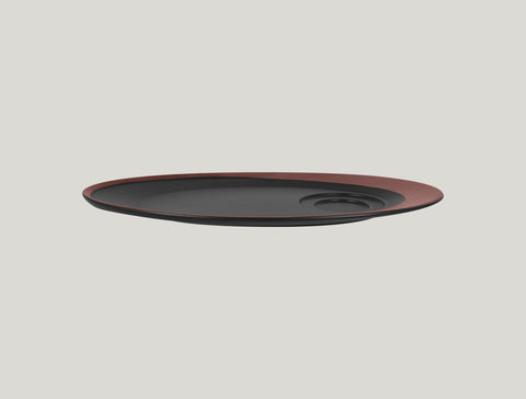 OVAL SAUCER FOR GICU29/GICU23/GICU15/GICU09, 11.4"L, 6.3"W, IVORIS_16