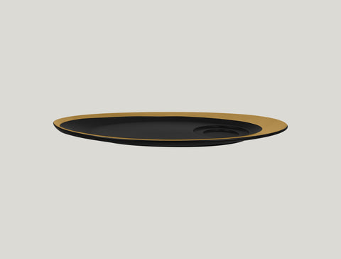 OVAL SAUCER FOR GICU29/GICU23/GICU15/GICU09, 11.4"L, 6.3"W, IVORIS_18