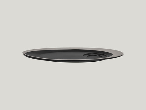 OVAL SAUCER FOR GICU29/GICU23/GICU15/GICU09, 11.4"L, 6.3"W, IVORIS_20