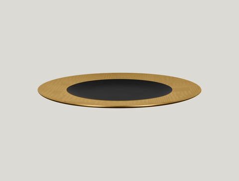 FLAT PLATE, 12.6"D, GOLD_1