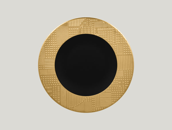 FLAT PLATE, 12.6"D, GOLD_0