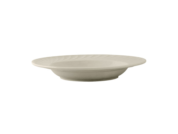 Tuxton Rim Soup Bowl 9 ½" x 1 ⅜" Meridian Eggshell Embossed_0