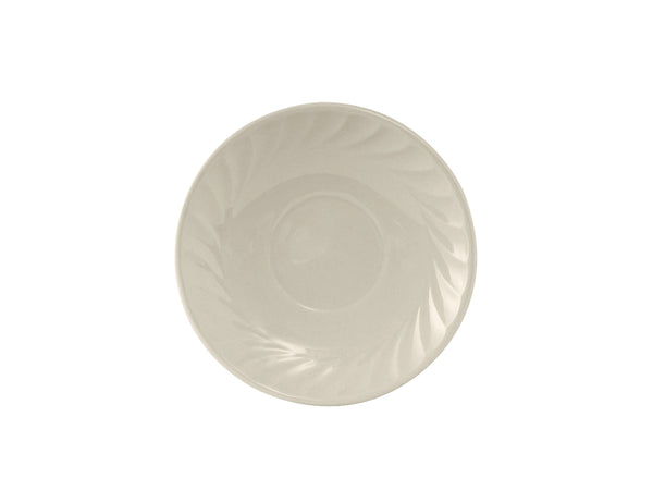 Tuxton Saucer Saucer 5 ¾" Meridian Eggshell Embossed_0