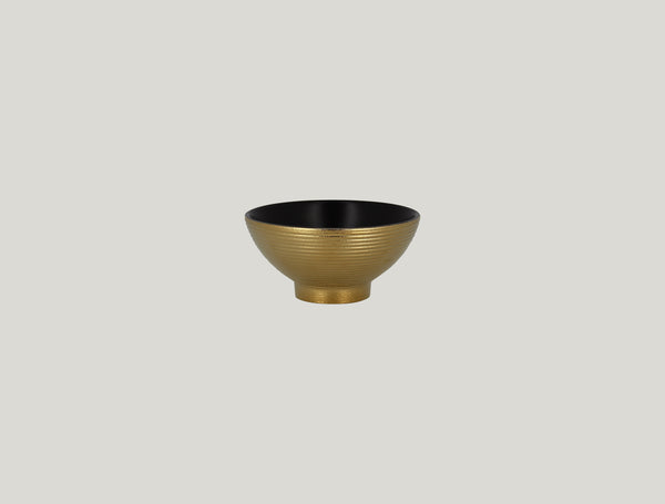 ROUND BOWL EMBOSSED 4.7"D, 9.45 OZ, GOLD_0