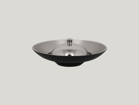 GOURMET DEEP PLATE, 10.25"D, POLARIS_17