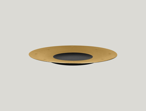 ROUND PLATE 11"D,  GOLD_1