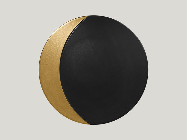 ROUND FLAT PLATE, 12.2"D, GOLD_0