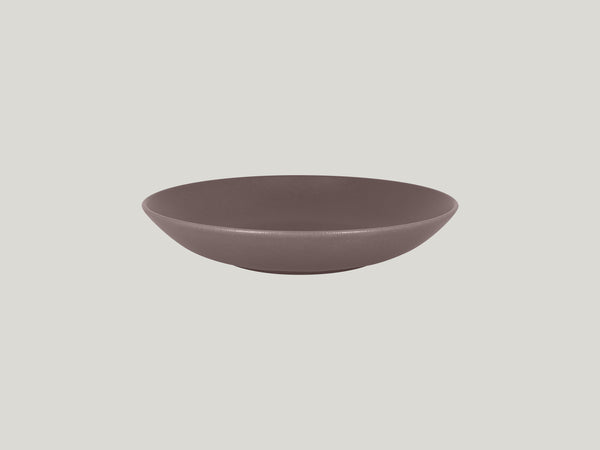 DEEP COUPE PLATE, 10.25"D, 1.95"H, 40.6 OZ, CHESTNUT BROWN_0