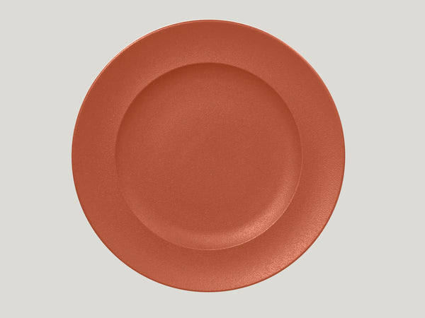 ROUND FLAT PLATE, 13"D, TERRA_0