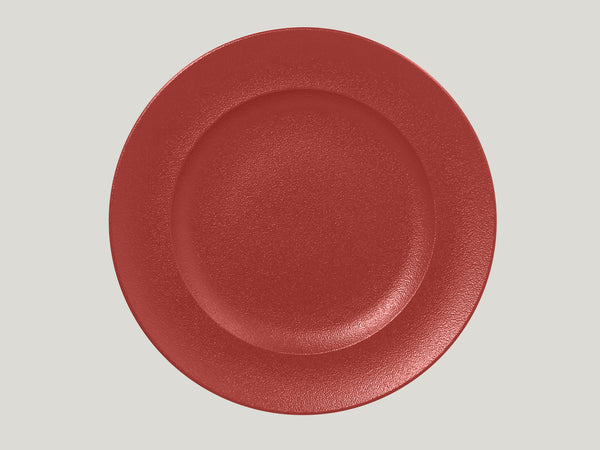 ROUND FLAT PLATE, 13"D, MAGMA_0