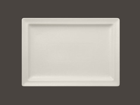 RECTANGULAR FLAT PLATE, 13"L, 9.05"W, IVORIS_5