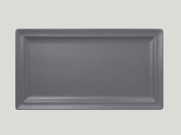 RECTANGULAR FLAT PLATE, 14.95"L, 8.25"W, STONE_0