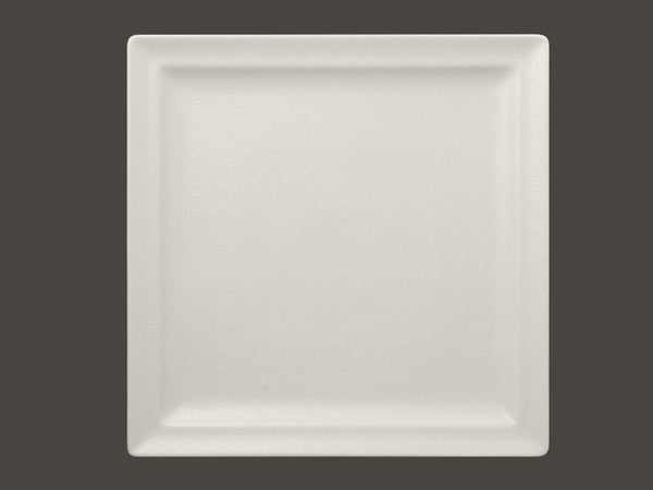 SQUARE FLAT PLATE, 11.8"L, 11.8"W, SAND_0