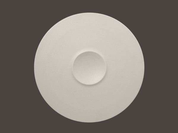 ROUND PLATE, 11.8"D, SAND_0