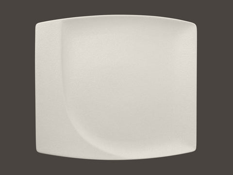 SQUARE FLAT PLATE, 12.6"L, 11.4"W, IVORIS_5