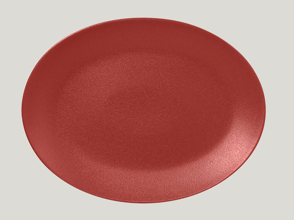 OVAL COUPE PLATTER, 14.15"L, 10.65"W, MAGMA_0