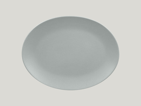 OVAL COUPE PLATTER, 14.15"L, 10.65"W, PITAYA GRAY_0