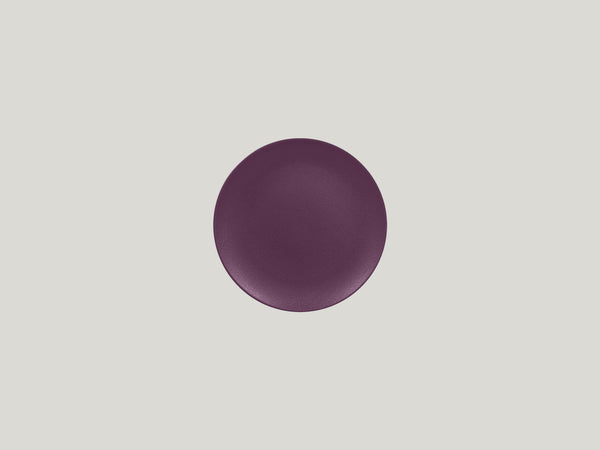 FLAT COUPE PLATE, 5.9"D, PLUM PURPLE_0