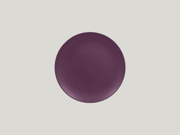 FLAT COUPE PLATE, 8.25"D, PLUM PURPLE_0