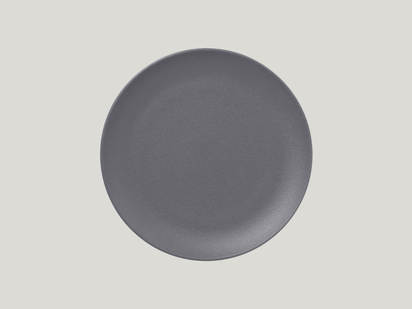 FLAT COUPE PLATE, 9.45"D, STONE_0