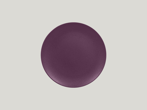 FLAT COUPE PLATE, 9.45"D, PLUM PURPLE_0