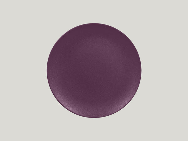 FLAT COUPE PLATE, 10.65"D, PLUM PURPLE_0