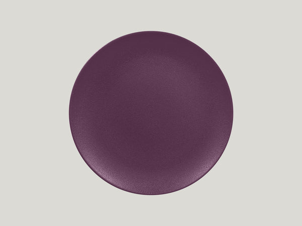 FLAT COUPE PLATE, 11.4"D, PLUM PURPLE_0