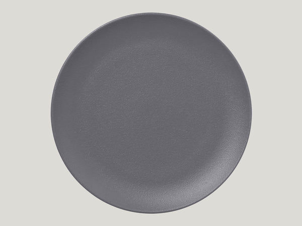 FLAT COUPE PLATE, 12.2"D, STONE_0