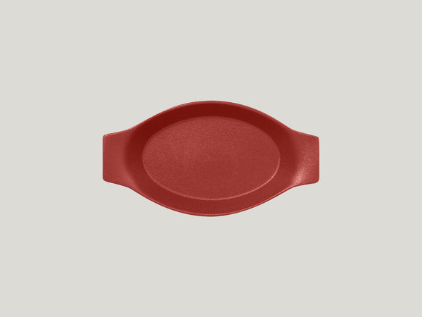 OVAL DISH WITH GRIP, 7.85"L, 4.35"W, 6.75 OZ, MAGMA_0