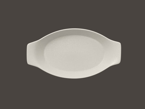 OVAL DISH WITH GRIP, 9.85"L, 5.5"W, 14.2 OZ, IVORIS_5