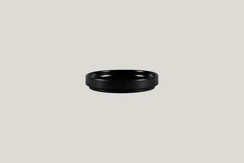 FLAT RIMLESS PLATE/LID, 4.7"D FOR NOBW12, BLACK MATTE_0