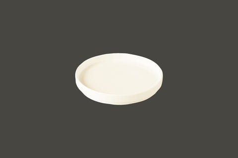 FLAT RIMLESS PLATE/LID, 4.7"D, IVORIS_6